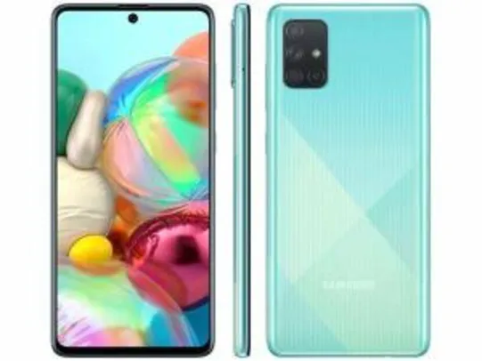 Smartphone Samsung Galaxy A71 128GB Azul | R$ 1.923