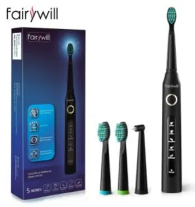 Escova de Dentes Elétrica Sônica Fairywill FW-507 | R$92