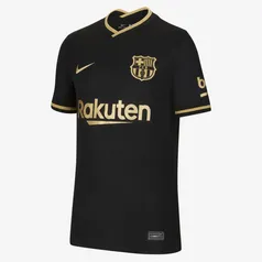 Camisa Nike Barcelona II 2020/21 Torcedor Pro Infantil