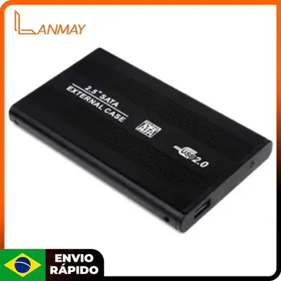 [Do Brasil/ Moedas R$11] Case Gaveta Hd Externo Sata 2.5 Para PC Computador Notebook Usb 2.0 