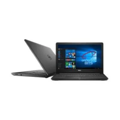Notebook Dell Inspiron i15-3567-A30P Intel Core 7ª i5 4GB 1TB Tela LED 15.6" Windows 10 - Preto