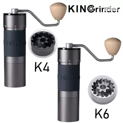 Kingrinder K4/k6 Manual Moedor De Café Portátil Moinho 420 Aço Inoxidável 48m