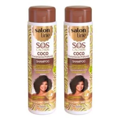 Kit 2 Shampoos SOS Cachos Salon line