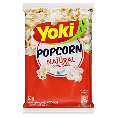 [Prime/Recorrência) Pipoca de Microondas Natural Yoki I R$1,49