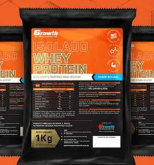 (TOP) WHEY PROTEIN ISOLADO (1KG) - GROWTH SUPPLEMENTS - R$124