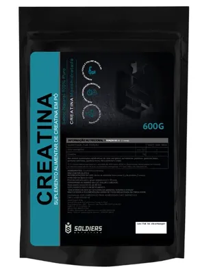 Creatina Monohidratada 600g Soldiers Nutrition