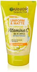 [RECORRÊNCIA] Gel de Limpeza Facial Antibacteriano Garnier Uniform & Matte Vitamina C, 150ml, Incolo