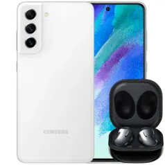 [MEMBERS] Smartphone Samsung Galaxy S21 FE VERSÃO 256GB 8GB RAM Branco + Fone Galaxy Buds Live