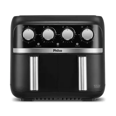 Fritadeira Air Fry Dual Philco Duplo Cesto 8L PFR3000PI 110v ou 220v