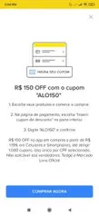 (SELECIONADOS) R$150,00 OFF em compras de celulares