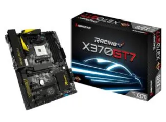 Placa mãe AM4 Biostar Racing X370GT7 RGB  - R$ 599