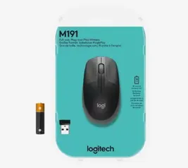 Mouse sem fio M190 Cinza Logitech