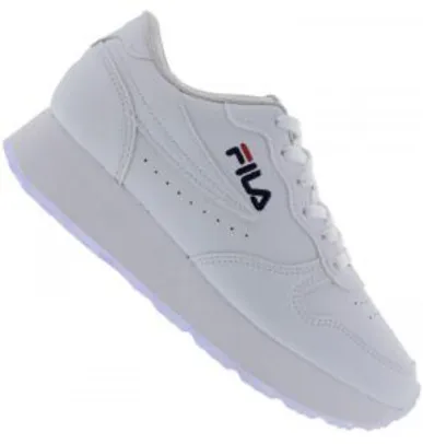 Tênis Fila Euro Jogger Wedge Feminino - Branco