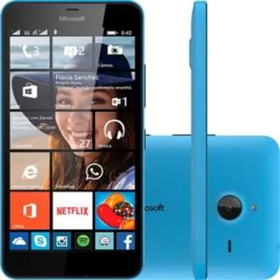 [Americanas]  Smartphone Microsoft Lumia 640 XL Dual Chip Azul/ Preto por R$ 539