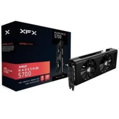 Placa de Vídeo XFX AMD Radeon RX 5700 DD Ultra, 8GB, GDDR6 - RX-57XT8DBD6 R$1662