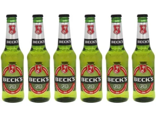 Cerveja Becks Bremen Germany Pilsner 6 Unidades - 330ml 