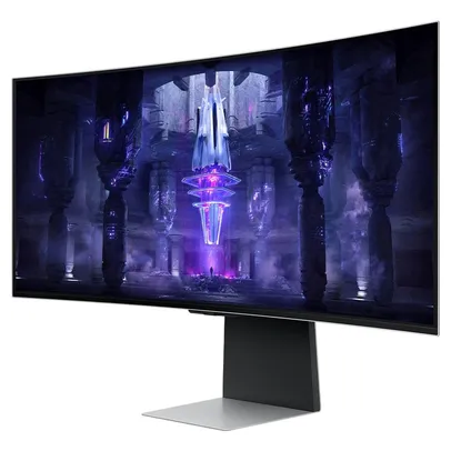 Monitor Gamer Samsung Odyssey Oled G8, 34" Oled, 175Hz, 0.03Ms, Tizen, Gaming Hub,