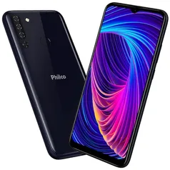 Smartphone Philco Hit P12 Dark Blue 128GB, 4GB RAM, Tela 6,52”, Câmera Traseira Quádrupla