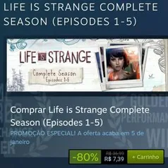 Life is Strange Complete Season (episódios 1-5) R$7