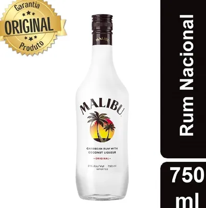 [APP] Rum Malibu Original Nacional 750 ml | Caribe Coco| R$30
