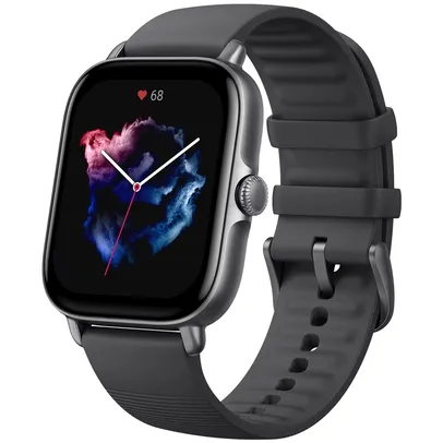 [AME R$ 571,97] Smartwatch Amazfit GTS 3 Compatível Alexa - Preto