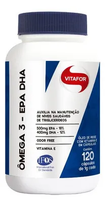 3x Omega 3 Vitafor (120 cápsulas) | R$153