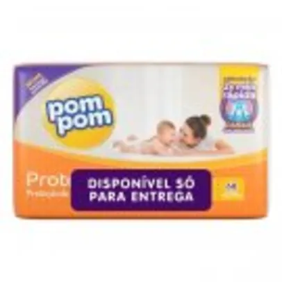 Fralda Pom Pom Protek Proteção de Mãe Tamanho G com 68 unidades
