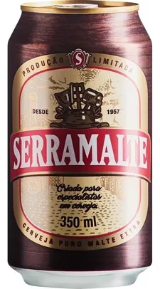 [10 unid.] Cerveja Serramalte 350 ml | R$ 2,54 un.