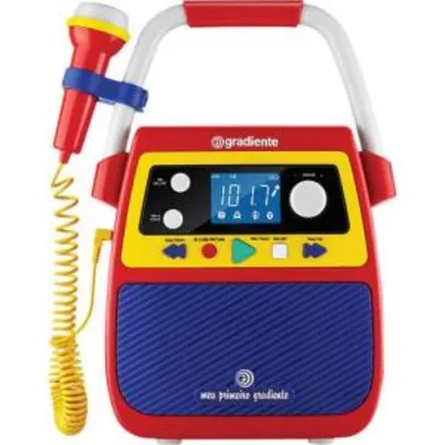 Rádio Infantil Bluetooth Meu Primeiro Gradiente Karaokê