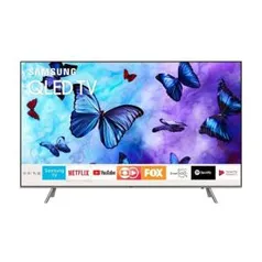 Smart TV Samsung QLED TV 55" UHD 4K 55Q6FN - R$ 3555