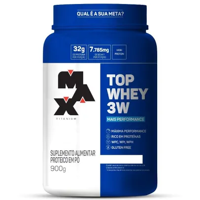 [C.C.AME 89,50] Top Whey 3W Mais Performance 900g - Max Titanium