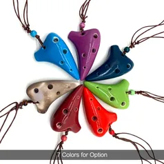 Ocarina 6 furos - Tom Alto C | R$19