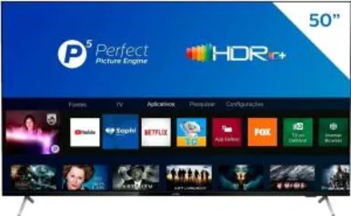 [MagaluPay] Smart TV Philips 4K D-LED Perfect Picture Engine HDR10+ Dolby Vision e Atmos | R$1899