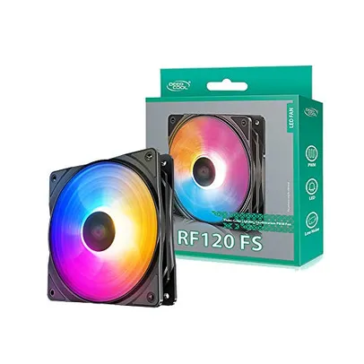 DEEPCOOL Fan Gamer RGB RF120 FS LED Multicolorido PWM 120mm DP-FLED3-RF120-FS