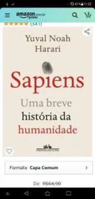 [PRIME] Sapiens (Nova edição): Uma breve história da humanidade R$41