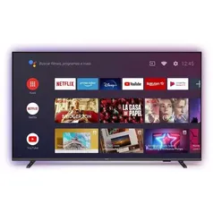 [AME 2138,90 + 200,00 cashback] Smart TV Android Philips 50 4K Ambilight 50PUG7907/78