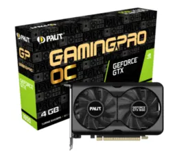 Placa de Vídeo Palit NVIDIA GeForce GTX 1650 GP OC, 4GB, GDDR6, 128bit, NE61650S1BG1-1175A