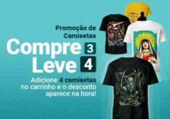 Camisetas Jovem Nerd - Leve 4 pague 3