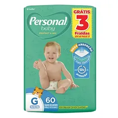 [Rec] Fralda Personal Baby Protect&Sec G Leve 60 Pague 57 unidades