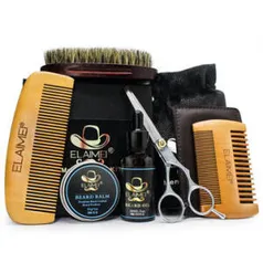 Kit de aparar barba para homens 7-em-1 | R$82