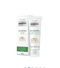 PROTETOR SOLAR FACIAL ROC MINESOL OIL CONTROL FPS70 GEL-CREME TOQUE SECO 40G - R$60