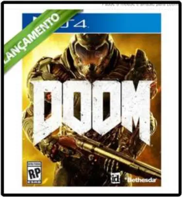 [Kabum] Game Doom PS4 por R$ 120