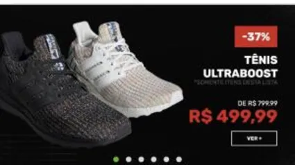 UltraBoost com 37% de desconto e frete gratis