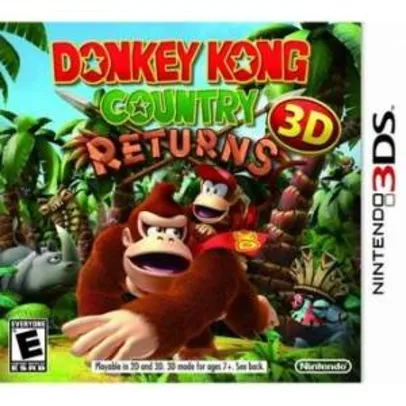 [Walmart]  Donkey Kong Country Returns 3D 3DS - por R$100
