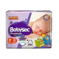 Fralda Babysec Premium Galinha Pintadinha Tam. P - 20 unidades