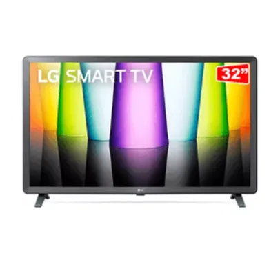 Smart TV LG LED 32" 32LQ620WiFi, Bluetooth, HDR ThinQAI Compatível Smart Magic Google/Alexa