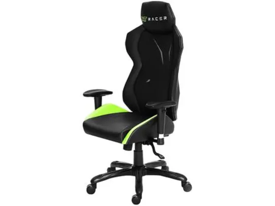[APP - Cliente Ouro] Cadeira Gamer XT Racer Reclinável Preta e Verde - Platinum Series XTP140| R$727