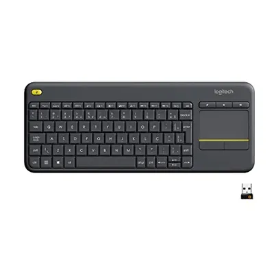 [R$63 Cupom Missão] Teclado sem fio Logitech K400 Plus TV 