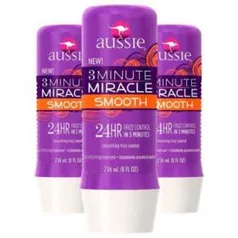 3 cremes 3 minutos milagrosos Aussie Smooth - R$40