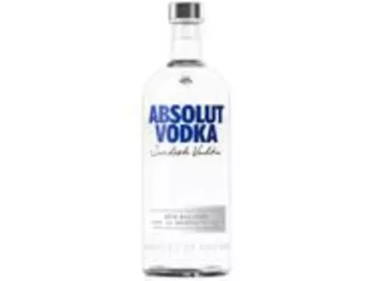 Saindo por R$ 71,91: [Cliente Ouro] Vodka Sueca Absolut Original 1L | Pelando